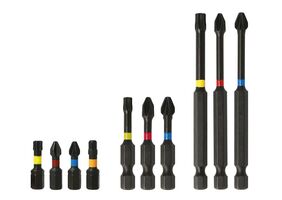 The Heller Torsion & Impact Bits are now available in three lengths: 25, 50 and 90 mm